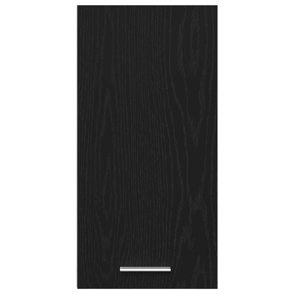 vidaXL Hängeschrank Schwarz Eichen-Optik 30x31x60 cm Holzwerkstoff