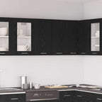 vidaXL Hängeschrank Lyon Schwarz Eichen-Optik 60 x 31 x 60 cm