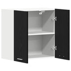 vidaXL Hängeschrank Lyon Schwarz Eichen-Optik 60 x 31 x 60 cm