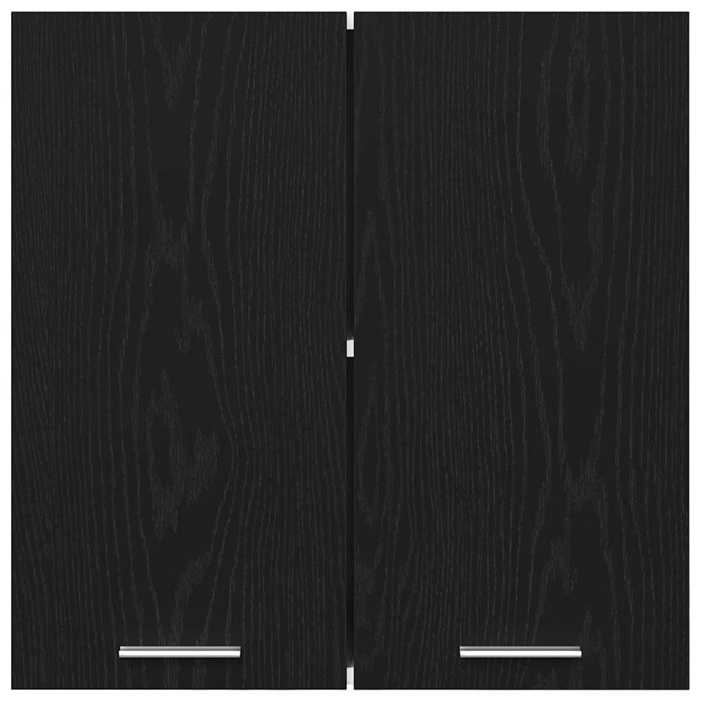 vidaXL Hängeschrank Lyon Schwarz Eichen-Optik 60 x 31 x 60 cm