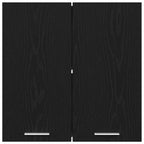 vidaXL Hängeschrank Lyon Schwarz Eichen-Optik 60 x 31 x 60 cm