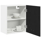 vidaXL Hängeschrank Lyon 2 pcs Schwarz Eichen-Optik 50 x 31 x 60 cm