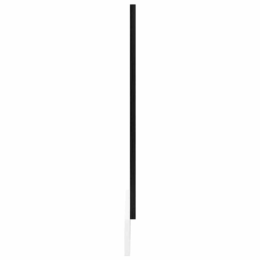 vidaXL Geschirrspülerblende Lyon Schwarz Eichen-Optik 45x1,5x67 cm