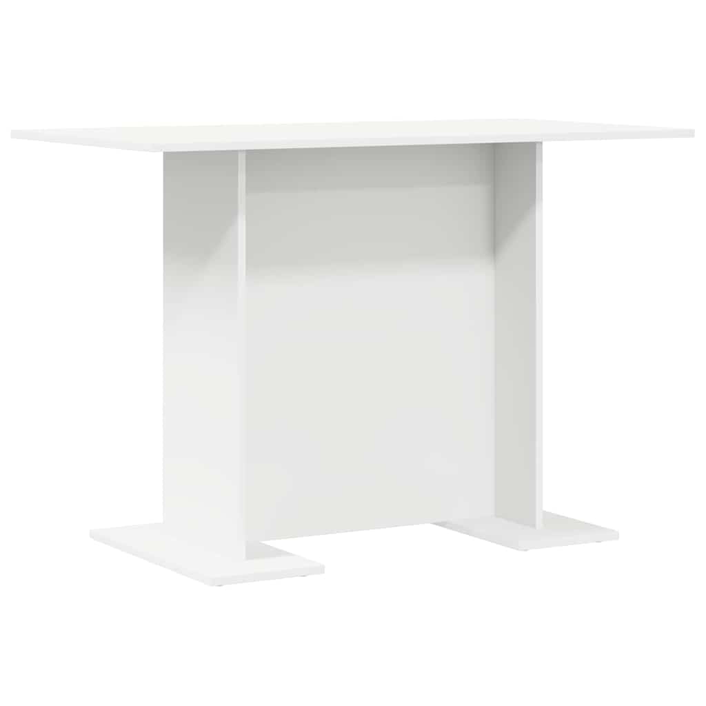 vidaXL Esstisch Weiß 110 x 60 x 75 cm Holzwerkstoff