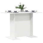 vidaXL Esstisch Weiß 110 x 60 x 75 cm Holzwerkstoff