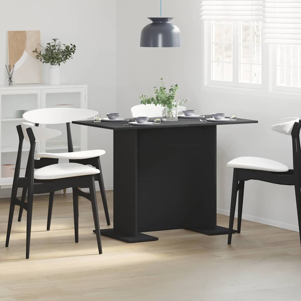 vidaXL Esstisch Weiß 110 x 60 x 75 cm Holzwerkstoff