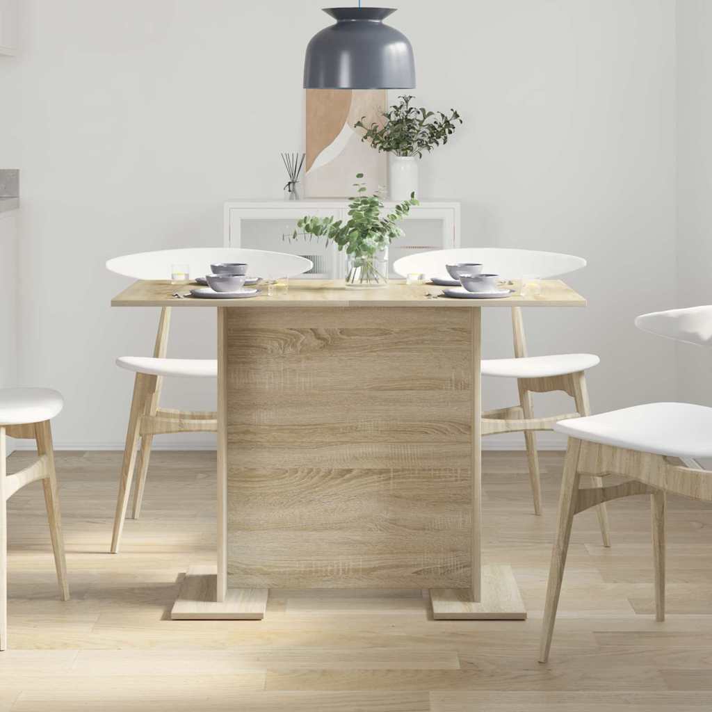 vidaXL Esstisch Sonoma-Eiche 110 x 60 x 75 cm Holzwerkstoff