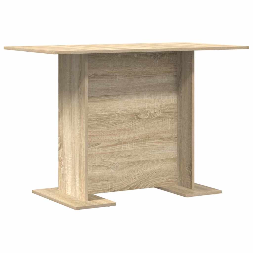 vidaXL Esstisch Sonoma-Eiche 110 x 60 x 75 cm Holzwerkstoff