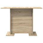vidaXL Esstisch Sonoma-Eiche 110 x 60 x 75 cm Holzwerkstoff