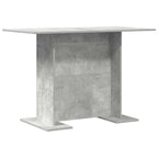 vidaXL Esstisch Beton Grau 110 x 60 x 75 cm Holzwerkstoff