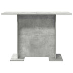 vidaXL Esstisch Beton Grau 110 x 60 x 75 cm Holzwerkstoff