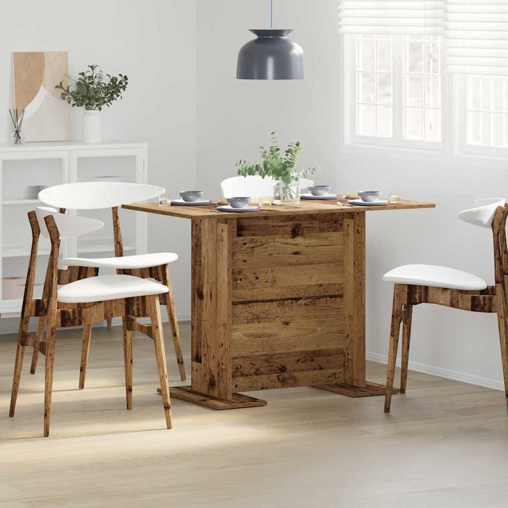 vidaXL Esstisch Altholz 110 x 60 x 75 cm Holzwerkstoff