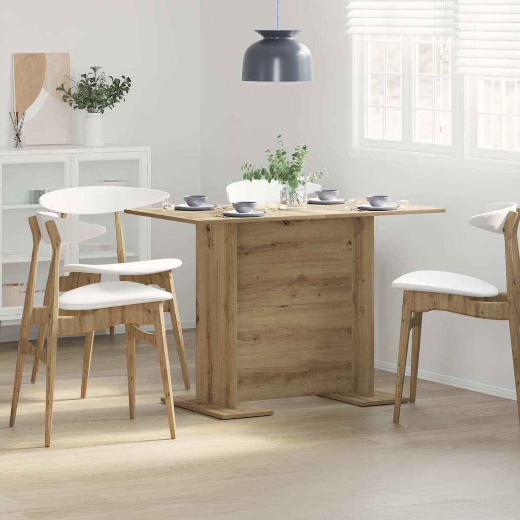 vidaXL Esstisch Artisan-Eiche 110x60x75 cm Holzwerkstoff