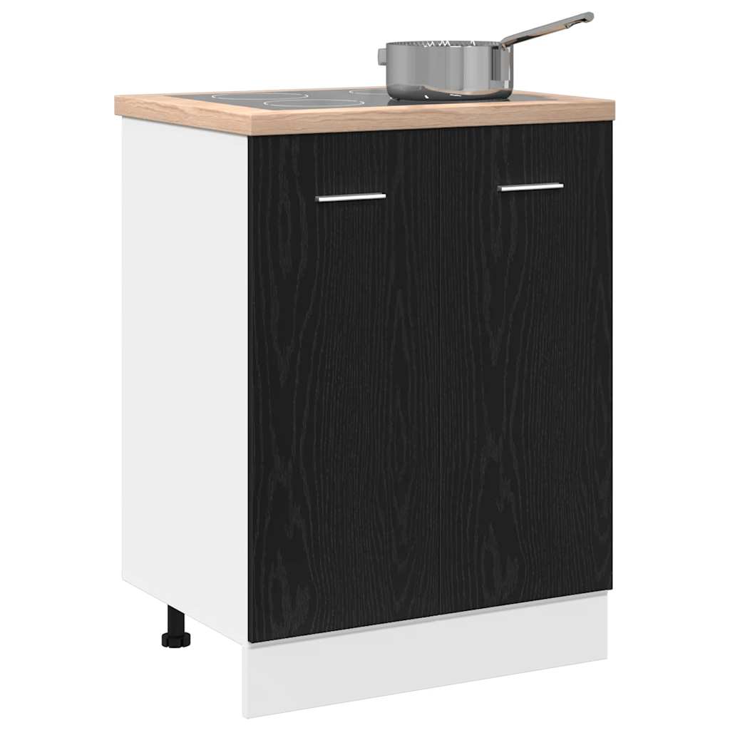 vidaXL Unterschrank Schwarzeiche 60x46x81,5 cm Holzwerkstoff