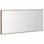 vidaXL Spiegel Braun Eichen-Optik 80 x 37 cm Glas und engineered Holz