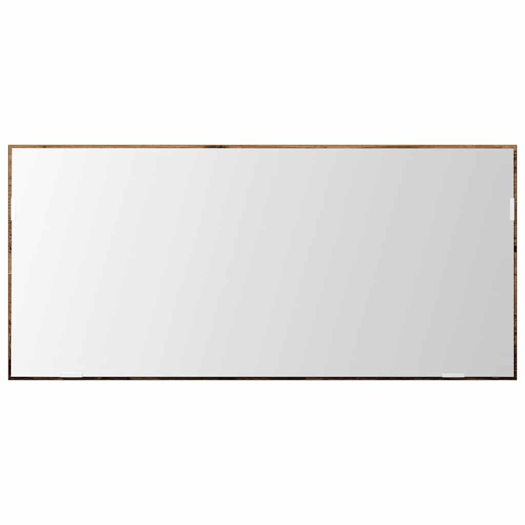 vidaXL Spiegel mit Spiegel Altholz 80 x 37 cm Glas und engineered Holz