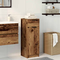 vidaXL Badezimmerschrank mit Tür Altholz 32 x 34 x 90 cm Holzwerkstoff