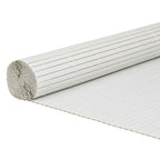 vidaXL Gartenzaun Doppelseitig Weiß 1,8x3 m PVC