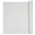 vidaXL Gartenzaun Doppelseitig Weiß 1,8x3 m PVC