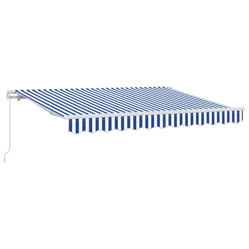 vidaXL Einziehbare Markise Blau 250 x 200 cm Stoff –