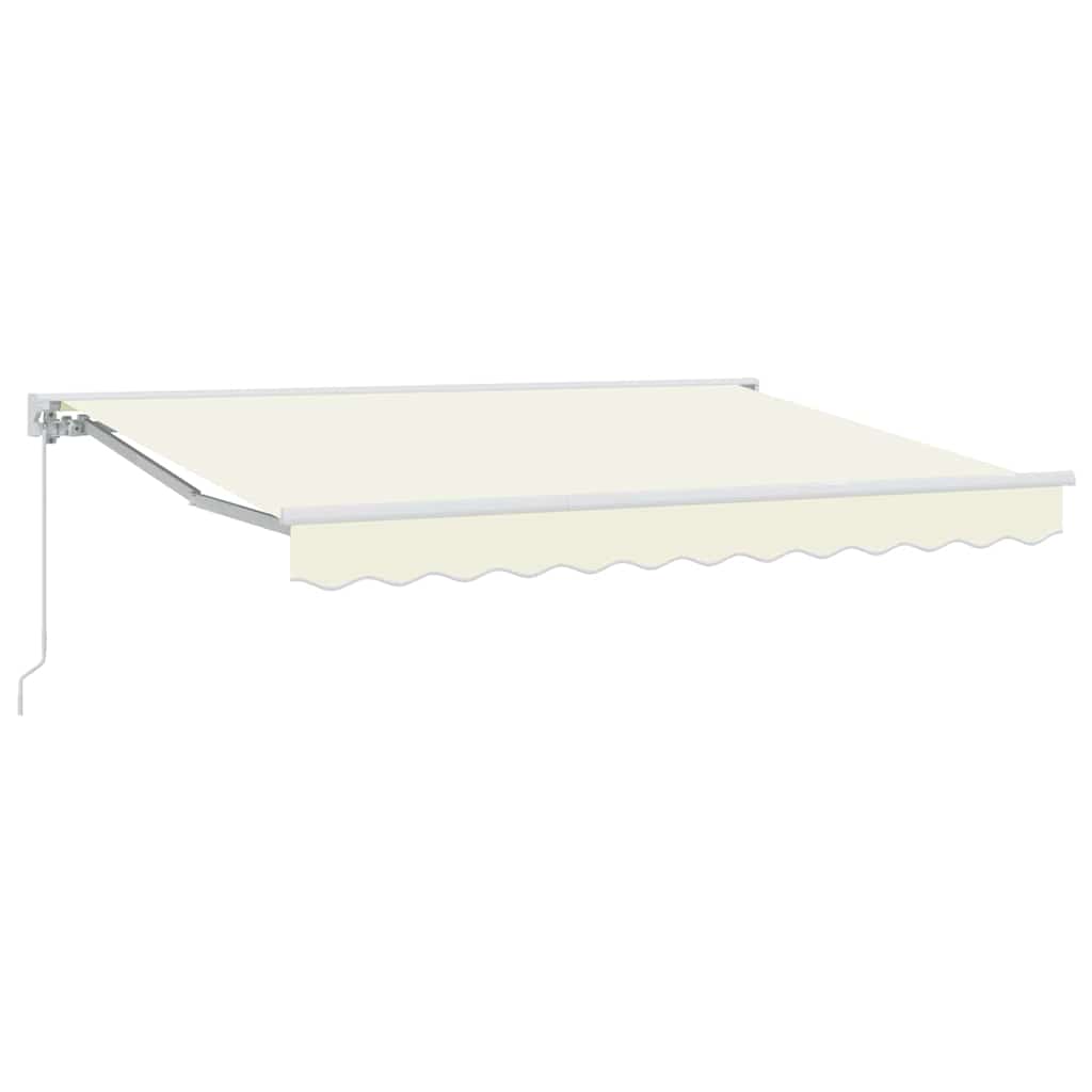vidaXL Markisenrahmen Creme 250 x 200 cm Polyester mit PU-Beschichtung