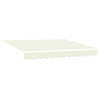 vidaXL Markisenrahmen Creme 250 x 200 cm Polyester mit PU-Beschichtung