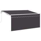 vidaXL Einziehbare Markise Anthrazit 300 x 200 cm