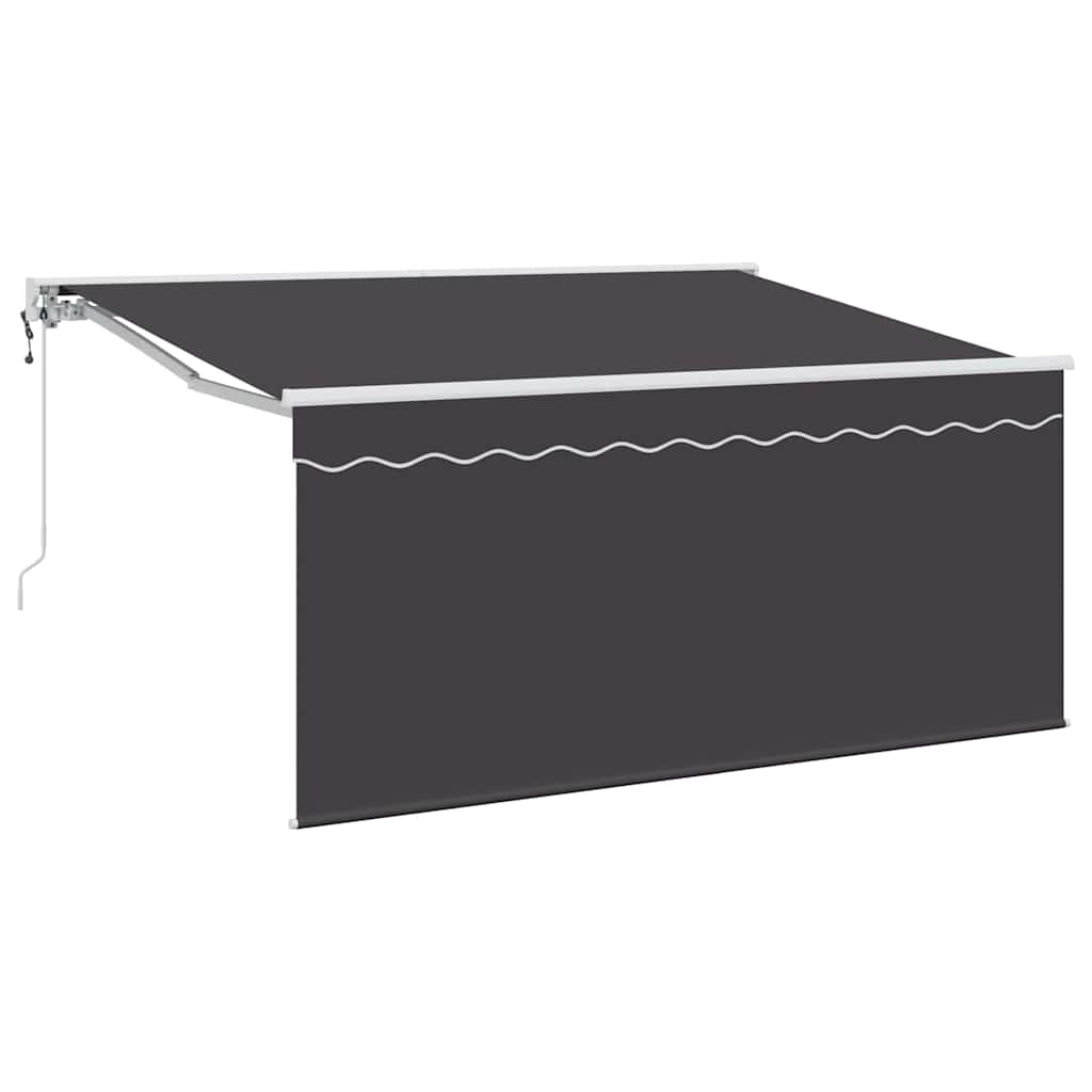vidaXL Einziehbare Markise Anthrazit 300 x 200 cm
