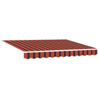 vidaXL Elektrische ausziehbare Markise Orange und Braun 300 x 250 cm