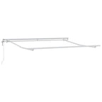 vidaXL Elektrische ausziehbare Markise Orange und Braun 300 x 250 cm