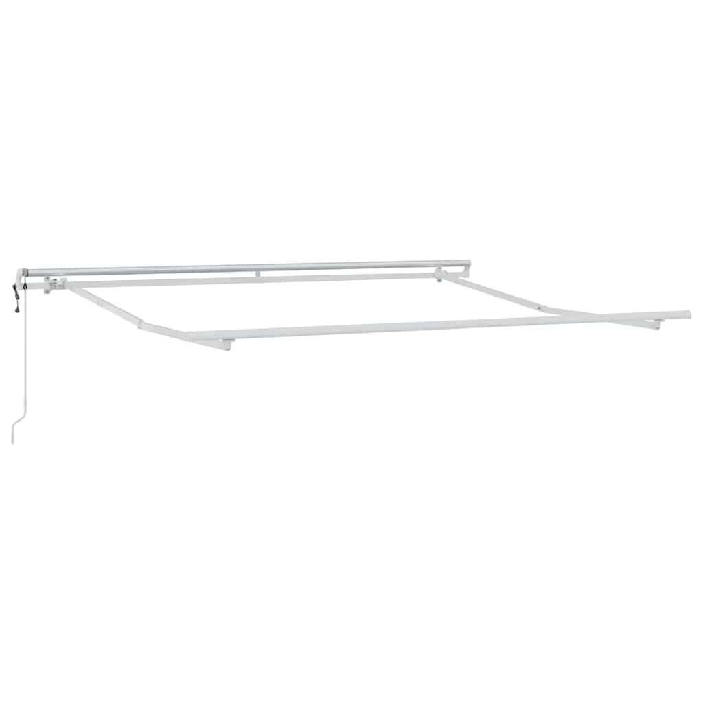 vidaXL Elektrische ausziehbare Markise Orange und Braun 300 x 250 cm