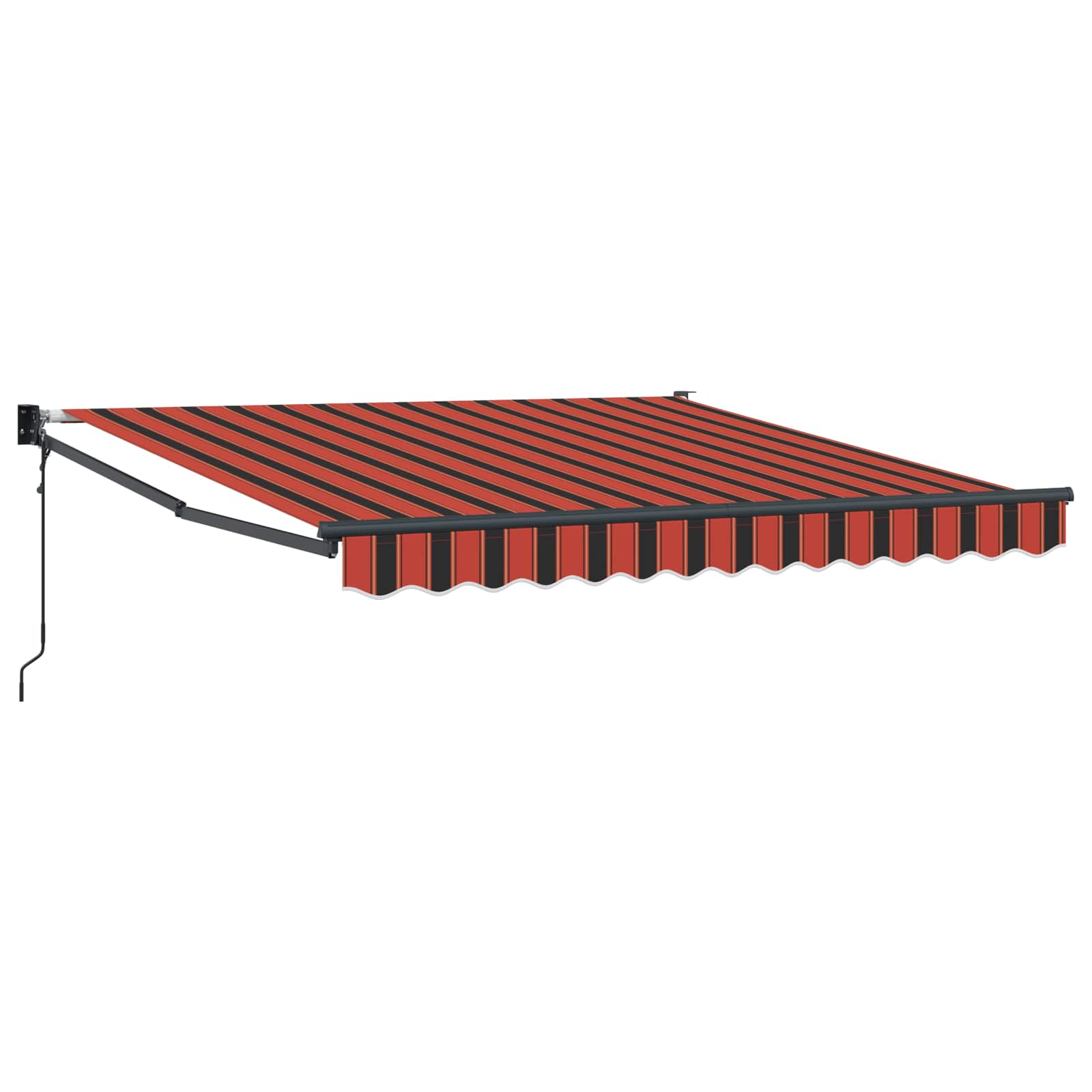 vidaXL Elektrische ausziehbare Markise Orange 300 x 250 cm