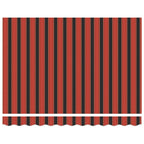 vidaXL Markise Orange und Braun 300 x 250 cm Polyester und Aluminium