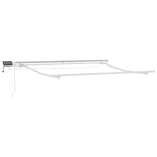 vidaXL Einziehbare Markise Rot und Weiß 300 x 250 cm Stoff und Stahl