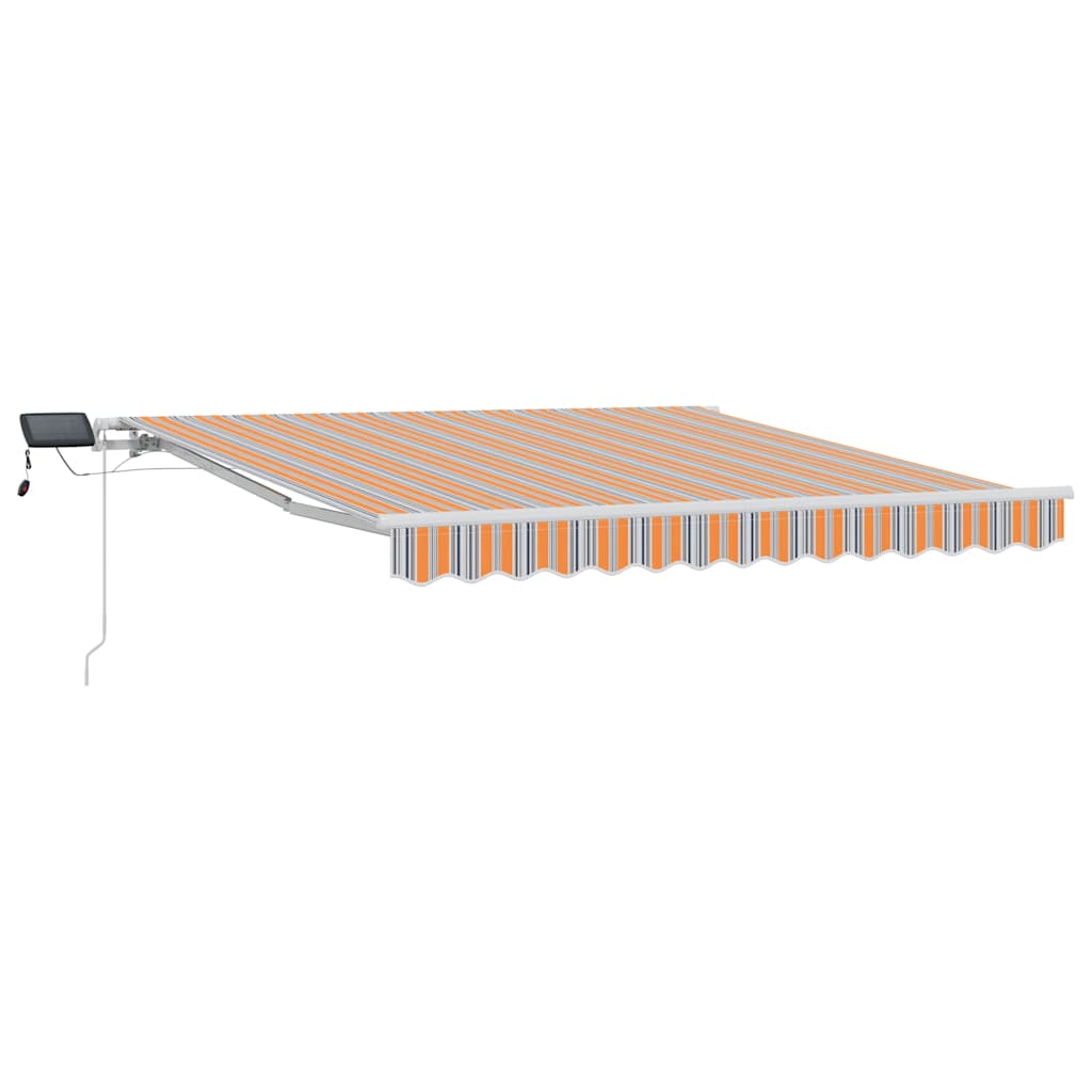 vidaXL Einziehbare Markise Mehrfarbig 300 x 250 cm Stoff und Stahl