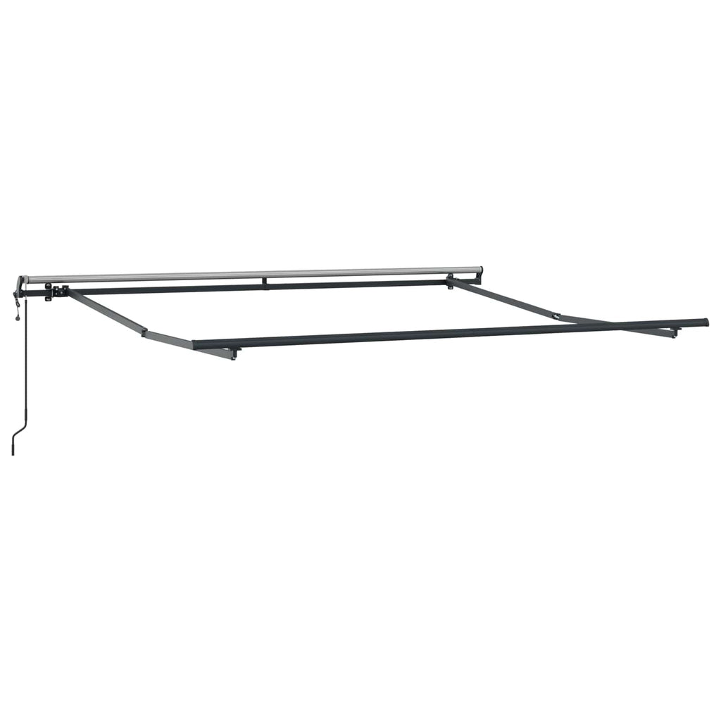 vidaXL Einziehbare Markise Mehrfarbig 300 x 250 cm Stoff und Aluminium