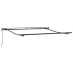 vidaXL Einziehbare Markise Mehrfarbig 300 x 250 cm Stoff und Aluminium