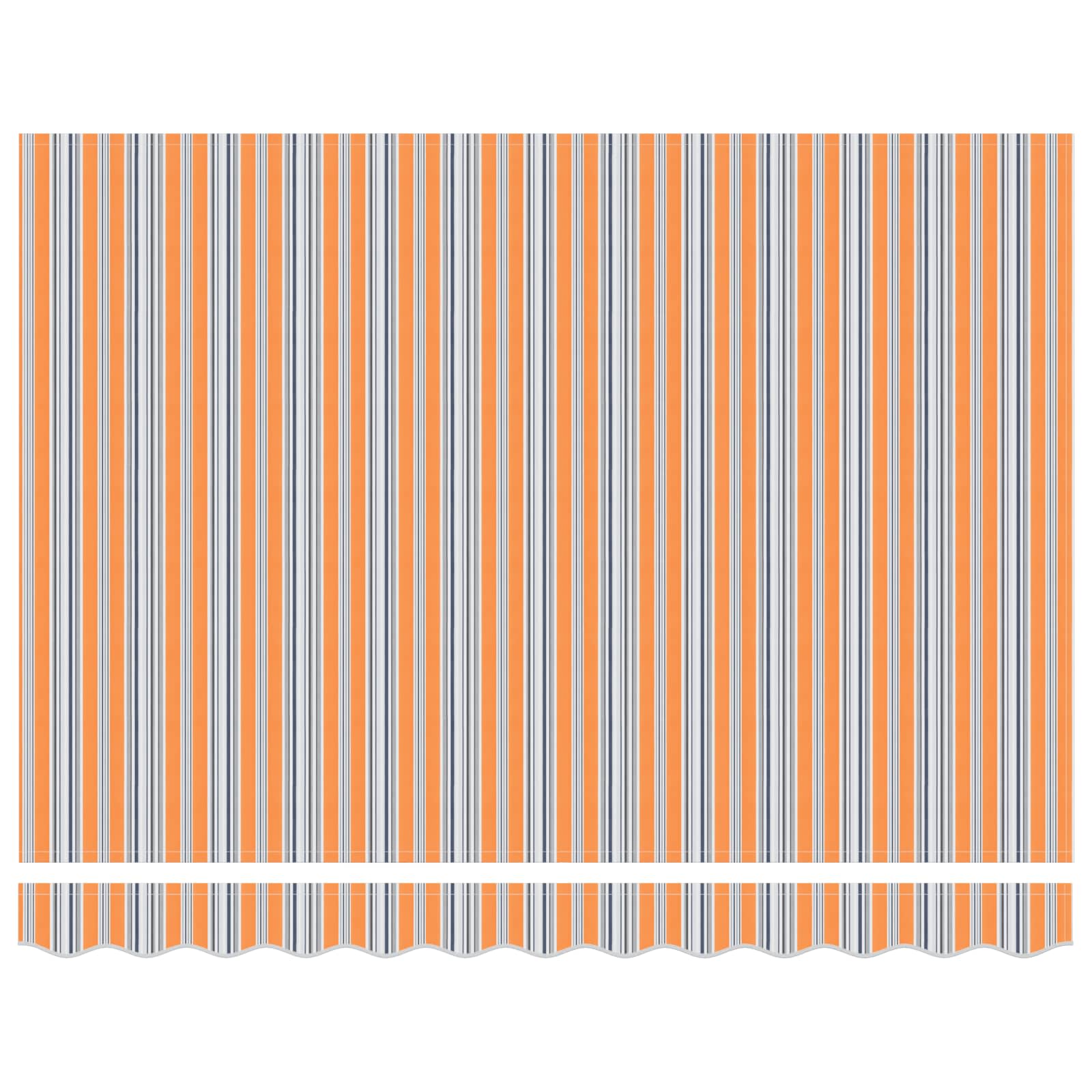 vidaXL Einziehbare Markise Mehrfarbig 300 x 250 cm Stoff und Aluminium