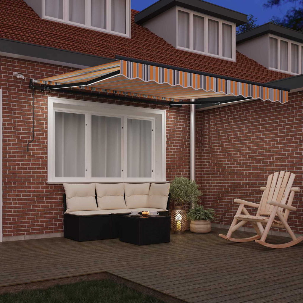vidaXL Markisenstoff Mehrfarbig 300 x 250 cm Polyester