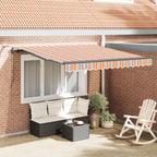 vidaXL Markisenstoff Mehrfarbig 300 x 250 cm Polyester