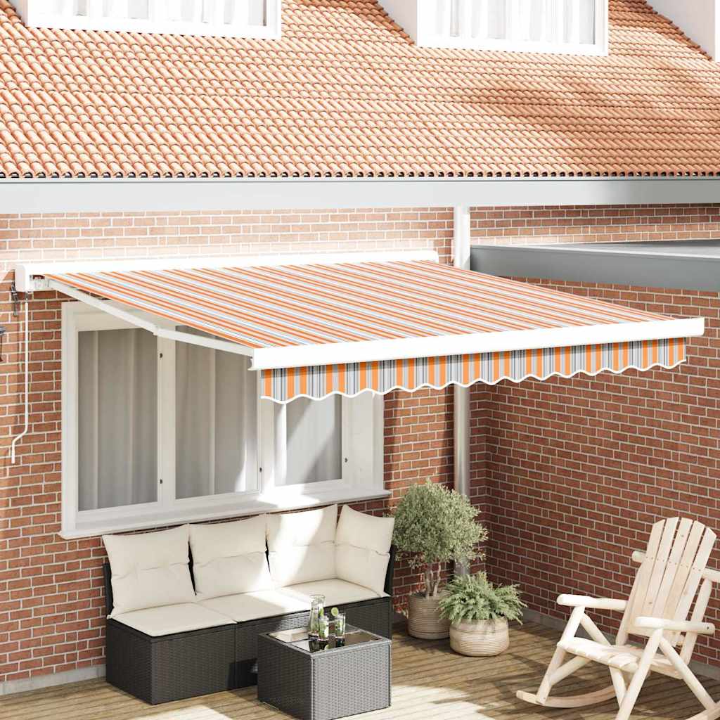 vidaXL Markise Mehrfarbig 300 x 250 x 165 cm Polyester und Aluminium