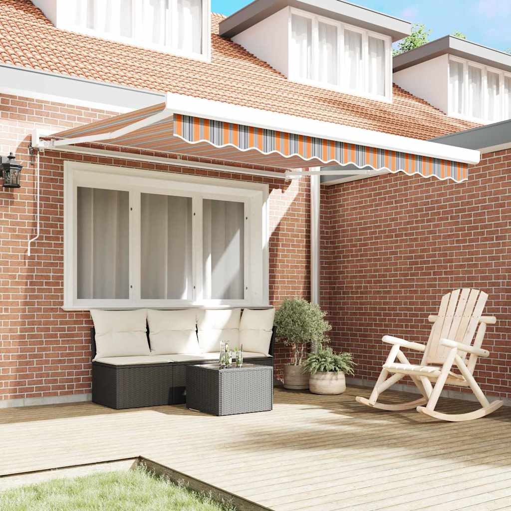 vidaXL Markise Mehrfarbig 300 x 250 x 165 cm Polyester und Aluminium