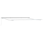 vidaXL Markise Schwarz 400 x 300 cm Polyester und Metall