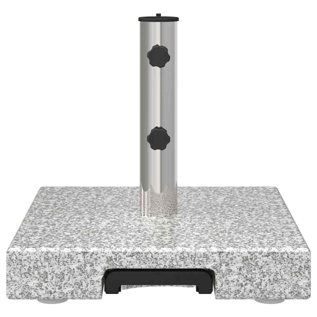 vidaXL Sonnenschirmständer Grau 41 x 41 x 37 cm Granit