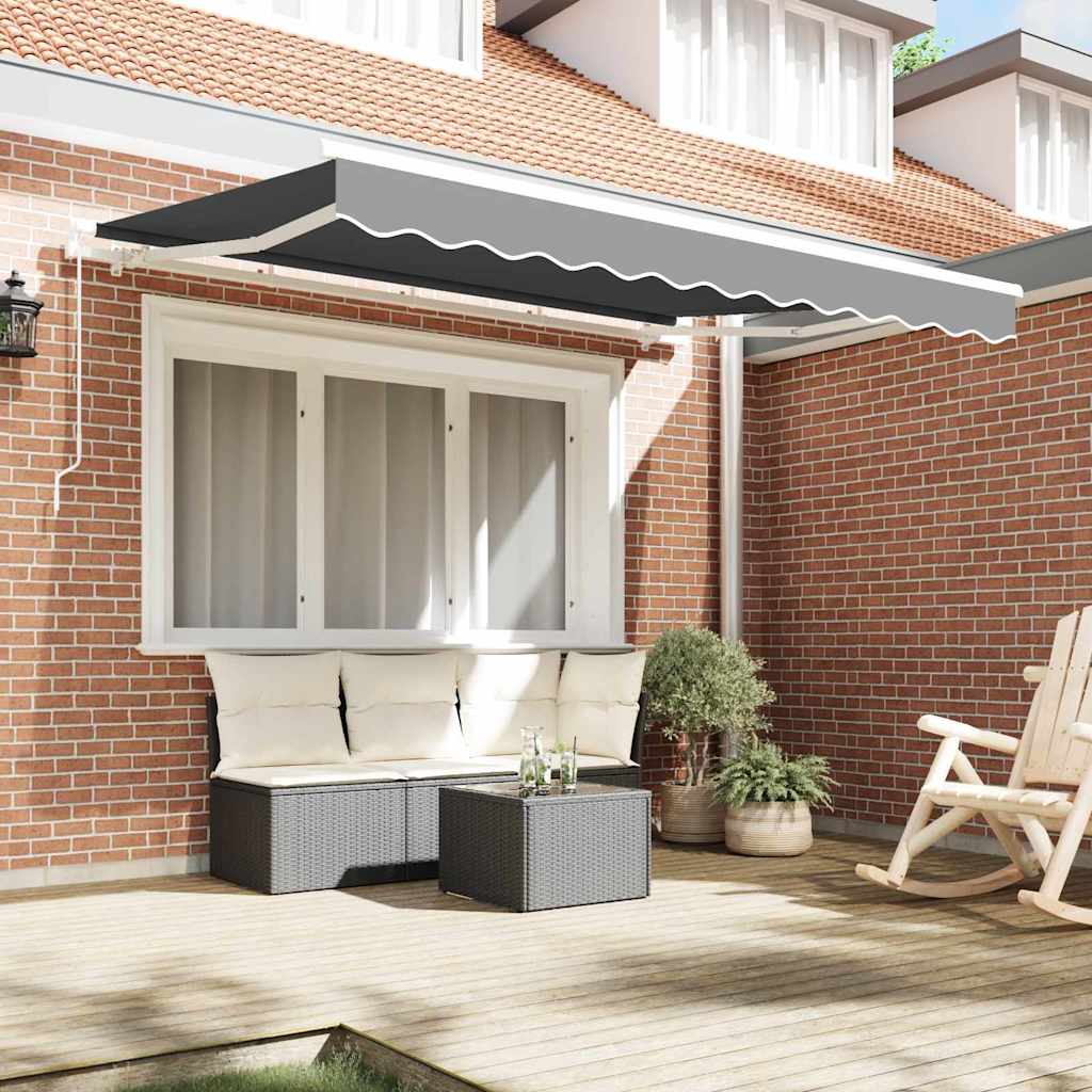 vidaXL Markisenrahmen Weiß 2,5 x 2 m Metall