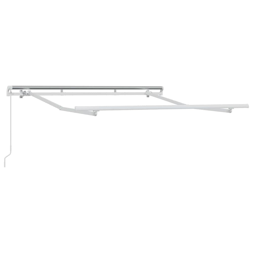 vidaXL Markisenrahmen Weiß 2,5 x 2 m Metall
