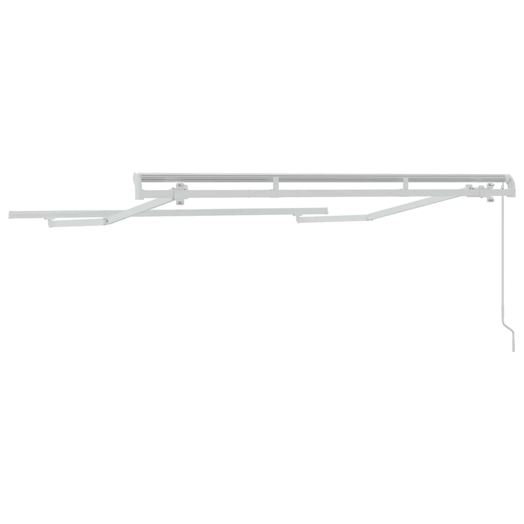 vidaXL Markisenrahmen Weiß 2,5 x 2 m Metall