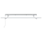 vidaXL Markisenrahmen Weiß 2,5 x 2 m Metall