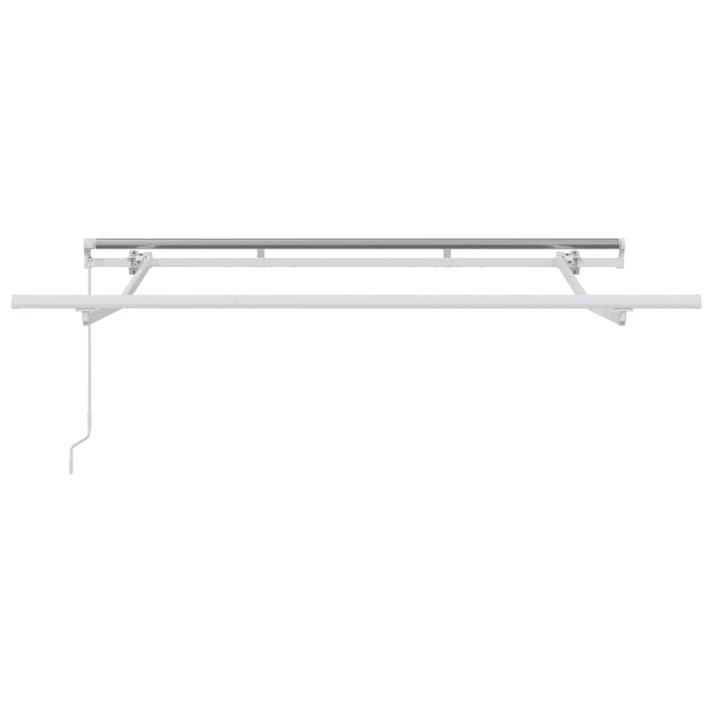 vidaXL Markisenrahmen Weiß 2,5 x 2 m Metall