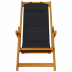 vidaXL Liegestuhl mit Kissen 2 pcs Braun Massivholz Akazie